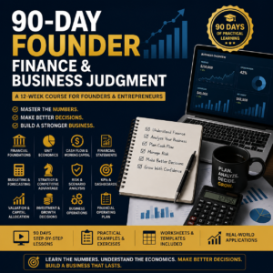 founder 3 90-Day Founder Finance & Business Judgment
